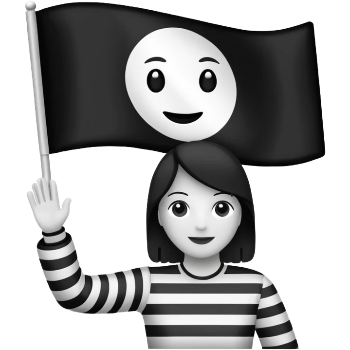 Le drapeau breton (gwenn ha du)  emoji