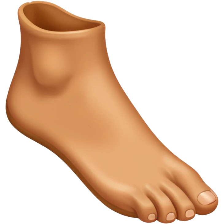 a normal foot emoji