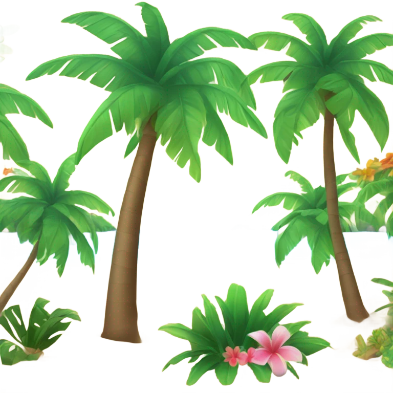 Tropical island  emoji