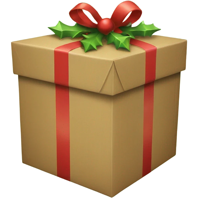 Box up Christmas  emoji