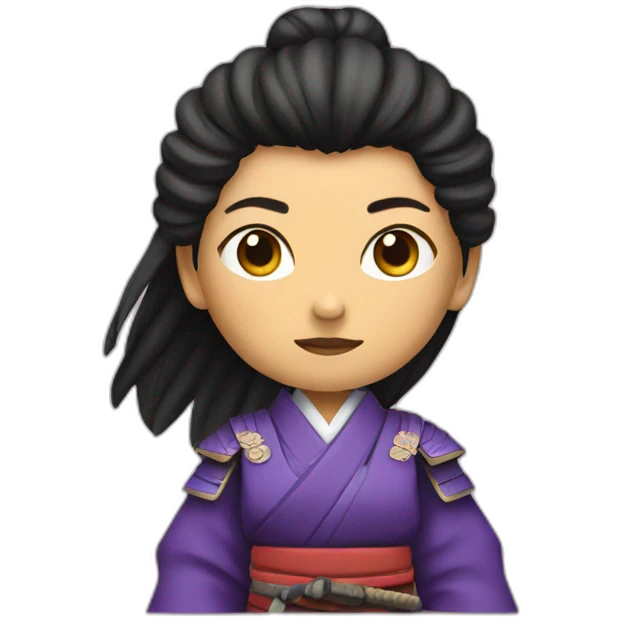 samurai mujer emoji