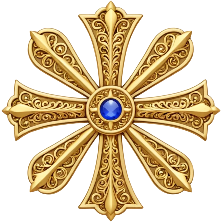 Serbian ortodox cross emoji