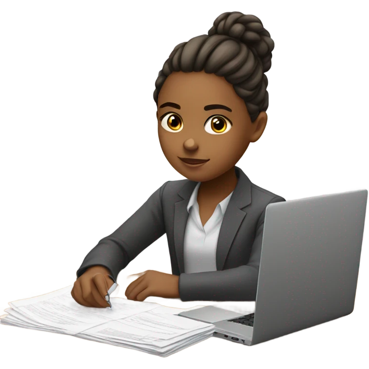 girl working emoji