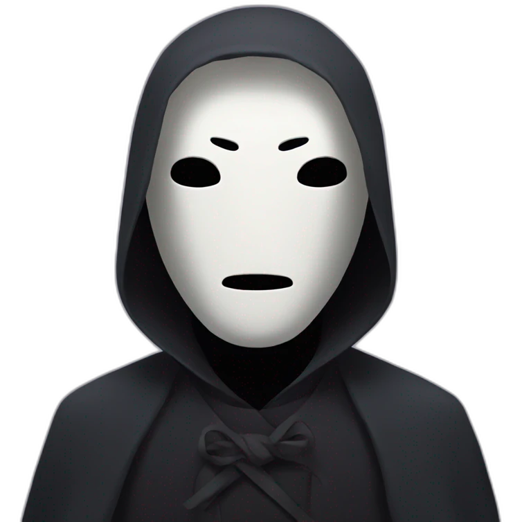 Kaonashi no face emoji