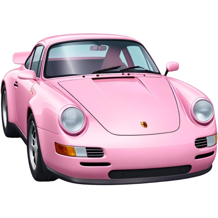 Pink pastel Porsche  emoji