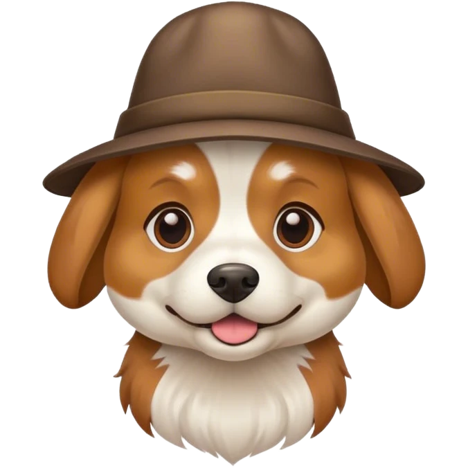 dog hat emoji
