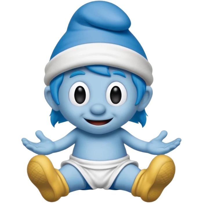 Smurf emoji