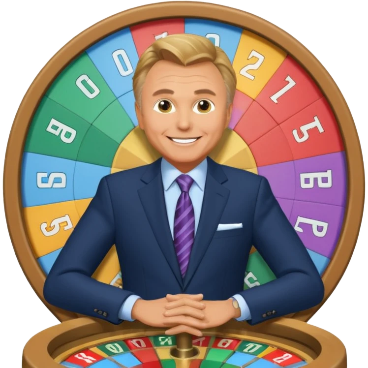 Wheel of Fotune tv pat sajak emoji