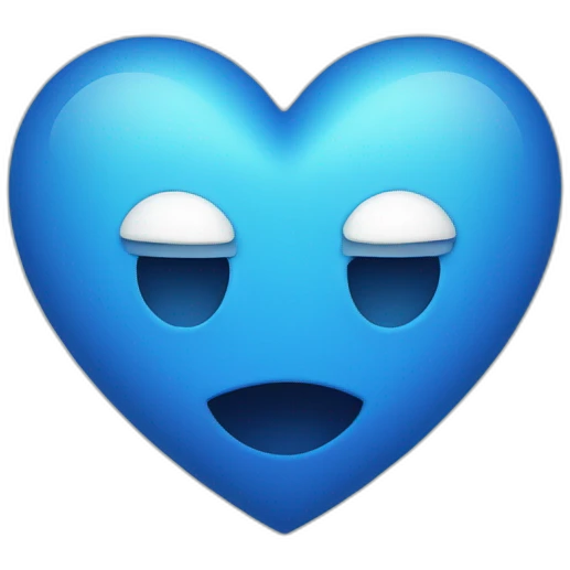 Blue Heart emoji