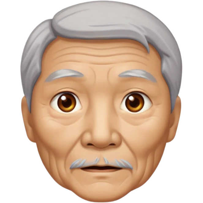 Old Chinese man emoji