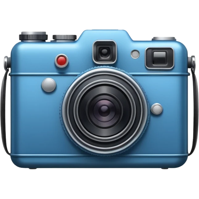 blue camera emoji