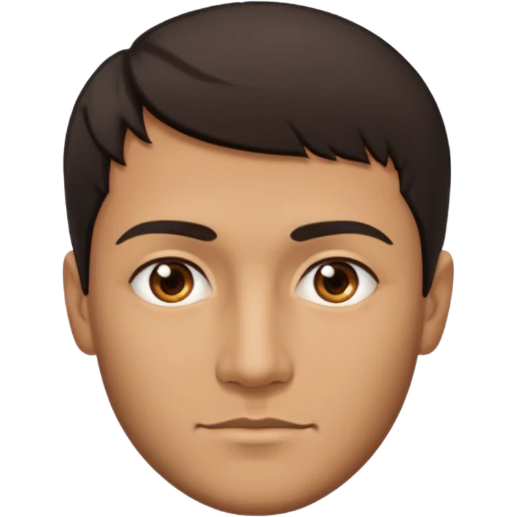 a man with two faces, half of the face looking right, half of the other part looking left emoji