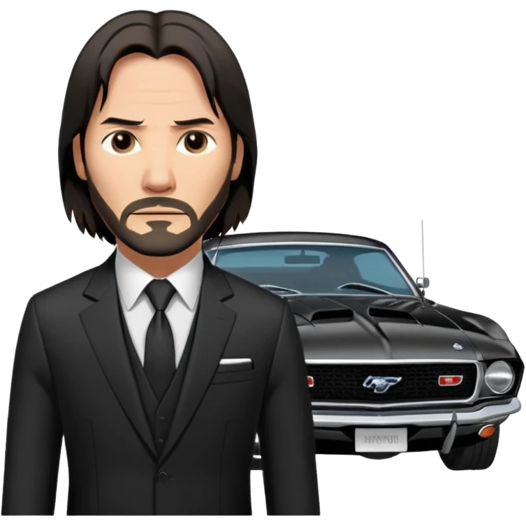 Ford mustang mach 1Jhon Wick emoji