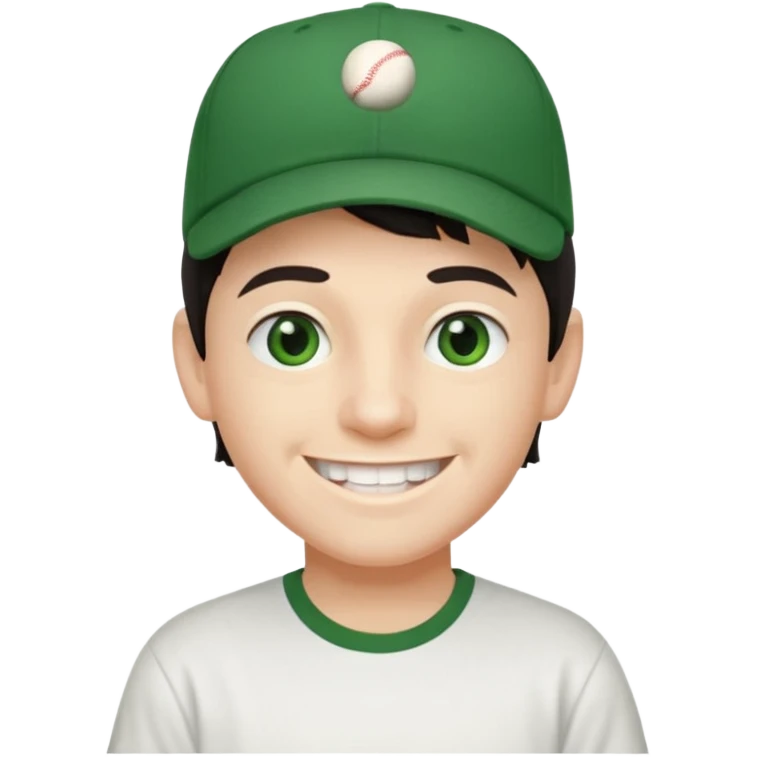 older-teenage-boy-dark-hair-green-eyes-tshirt-smiling-with-teeth-showing-baseball hat on sideways emoji