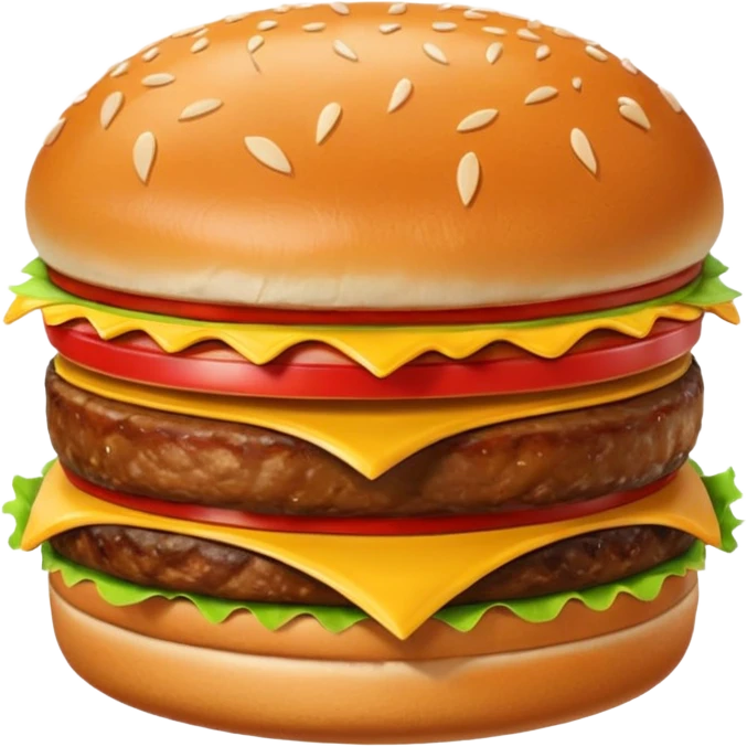 mcdonalds burger sungle patty emoji