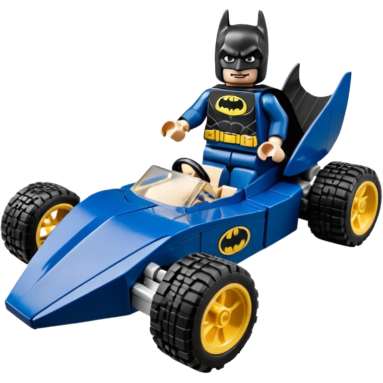 full size real-appearance road racing sexy muscular Batman’s masculine midnight-colored tight outfit 1970’s style dark knight stealthy accurate sporty safe plush deluxe Lego off-road pursuit drifting car lexus (black hair,reclining and relaxed torso and shoulders back against seat) rallycross kart  emoji