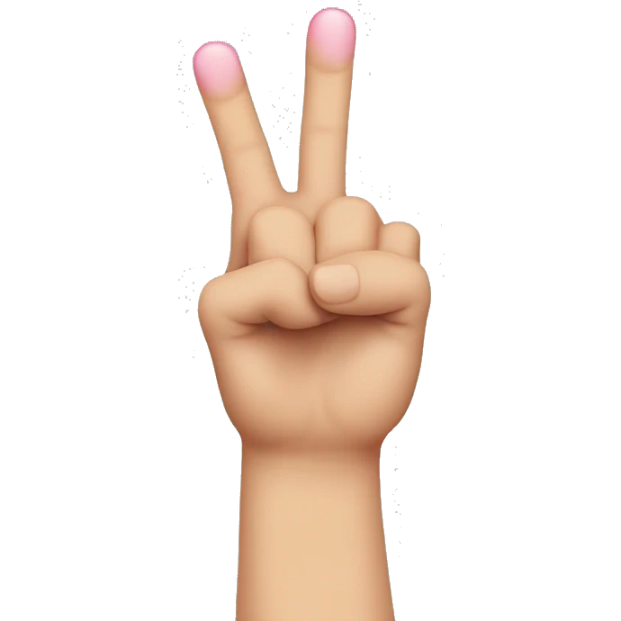 A hand with the pinky finger extended emoji