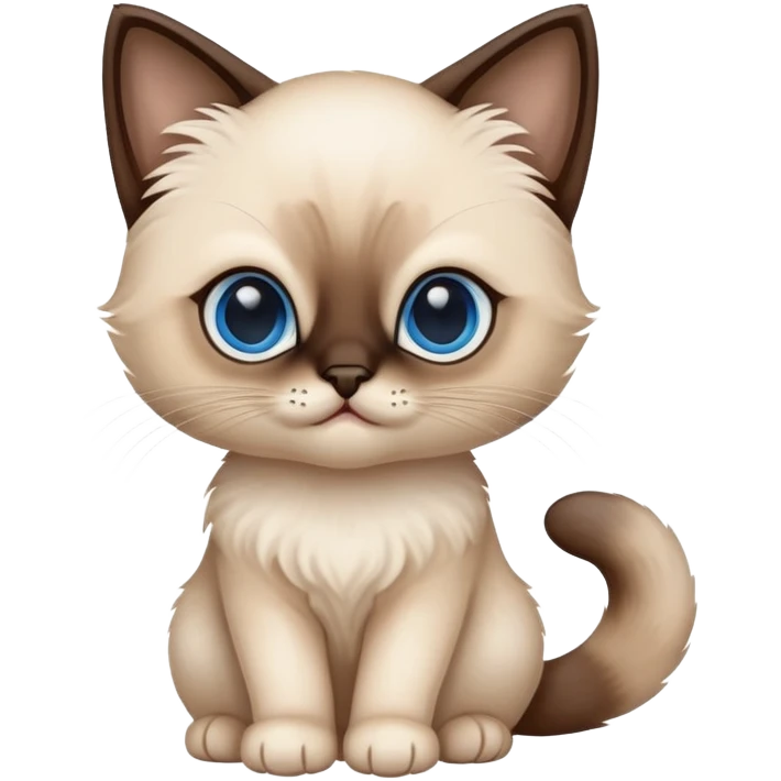 Siamese  kitten emoji