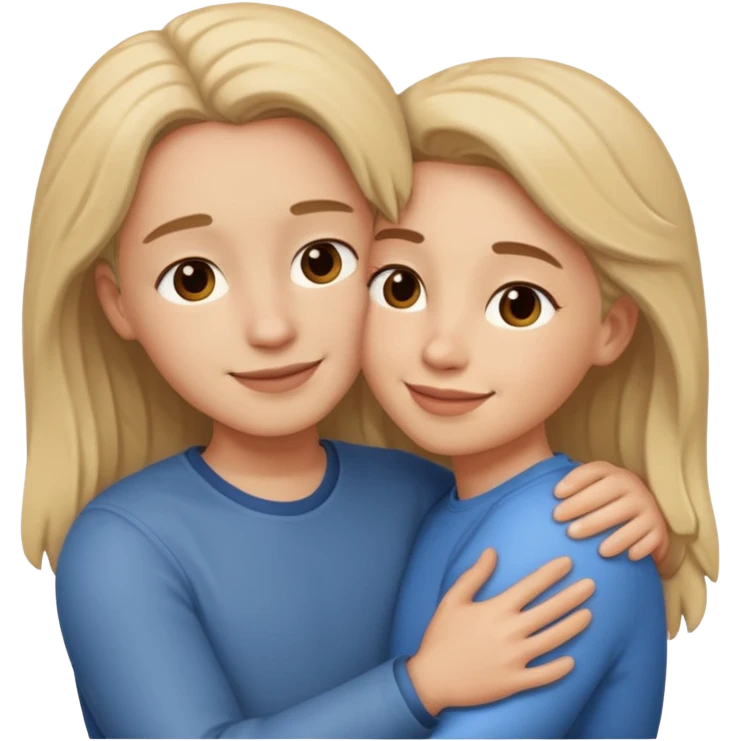 two people cuddling emoji