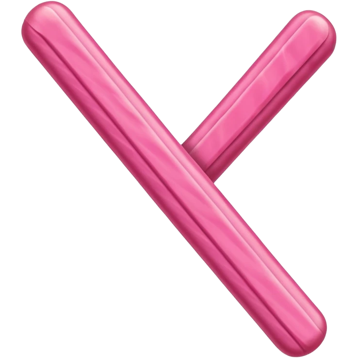 pink sour stick emoji