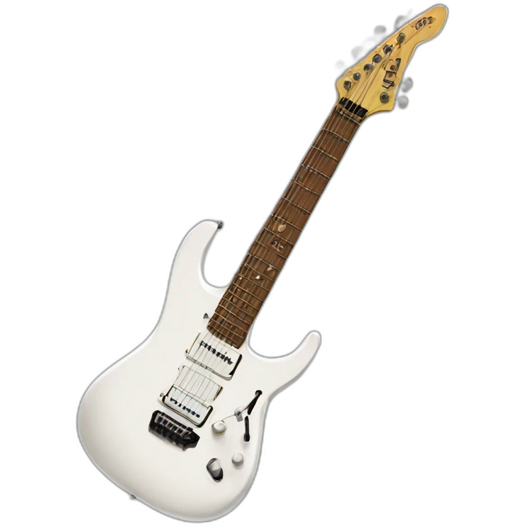 Steve vai guitarra blanca emoji