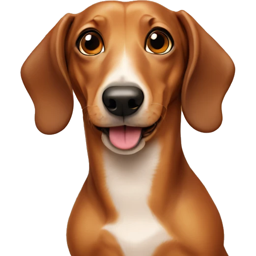Weiner dog emoji