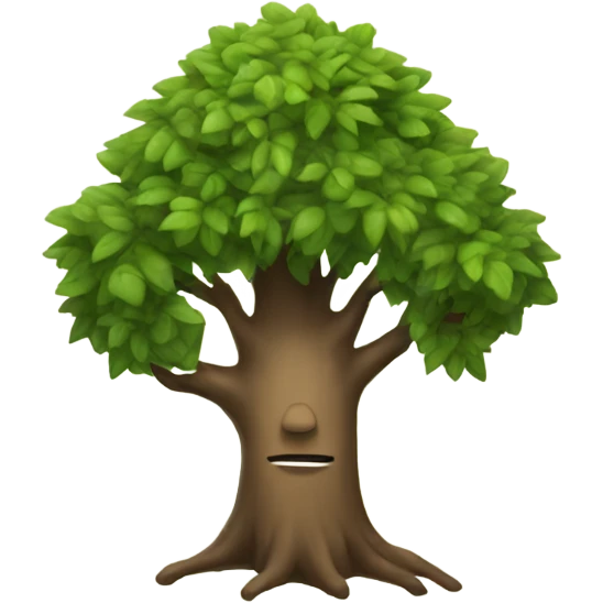 Human tree emoji