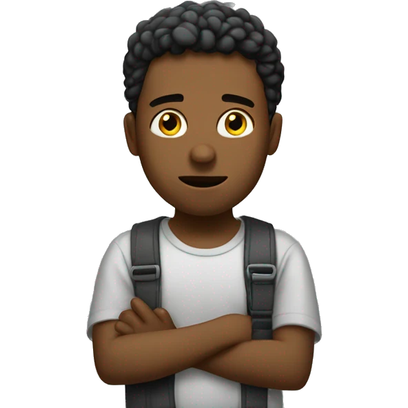 Garçon entrain de fumer emoji
