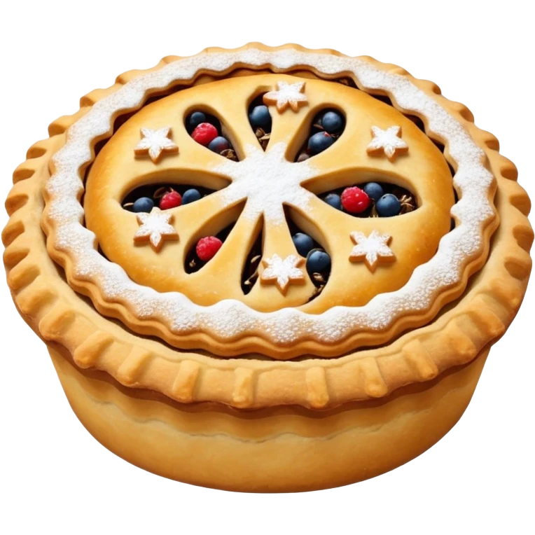 Christmas mince pie emoji
