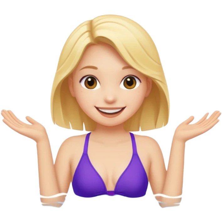 Дівка в купальнике emoji