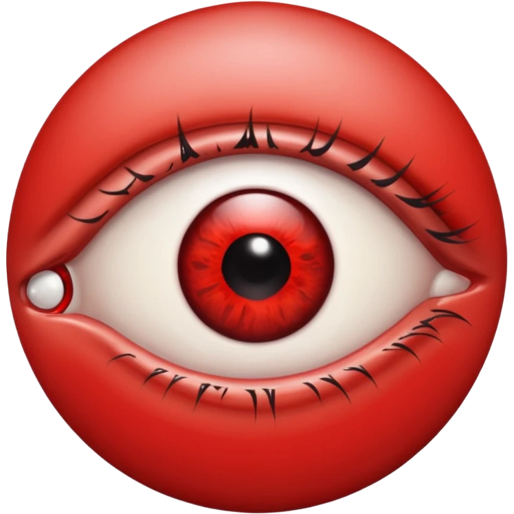 horror eye emoji