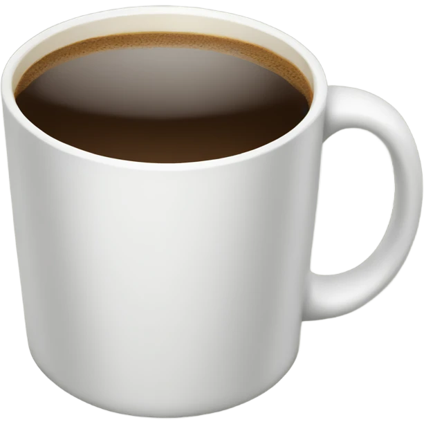 A cup of coffee in hand emoji
