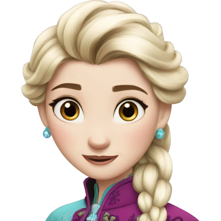 anna from frozen emoji