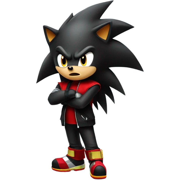 Shadow the hedgehog emoji