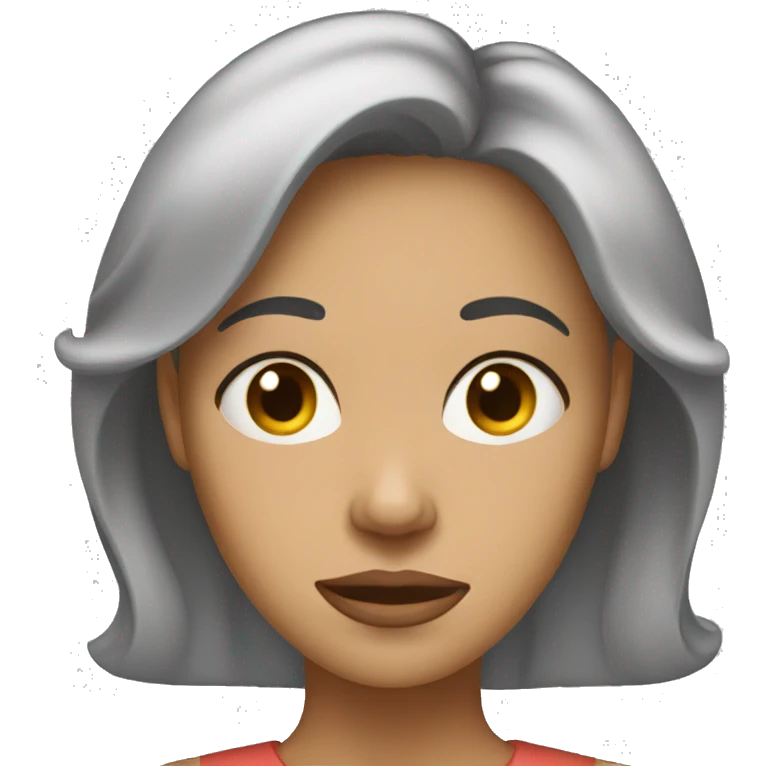light skin mom stressed emoji