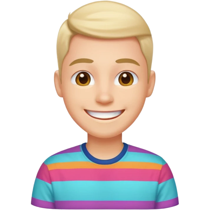 a carbige with a very big smile emoji