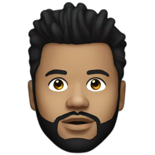 the weeknd the singer emoji