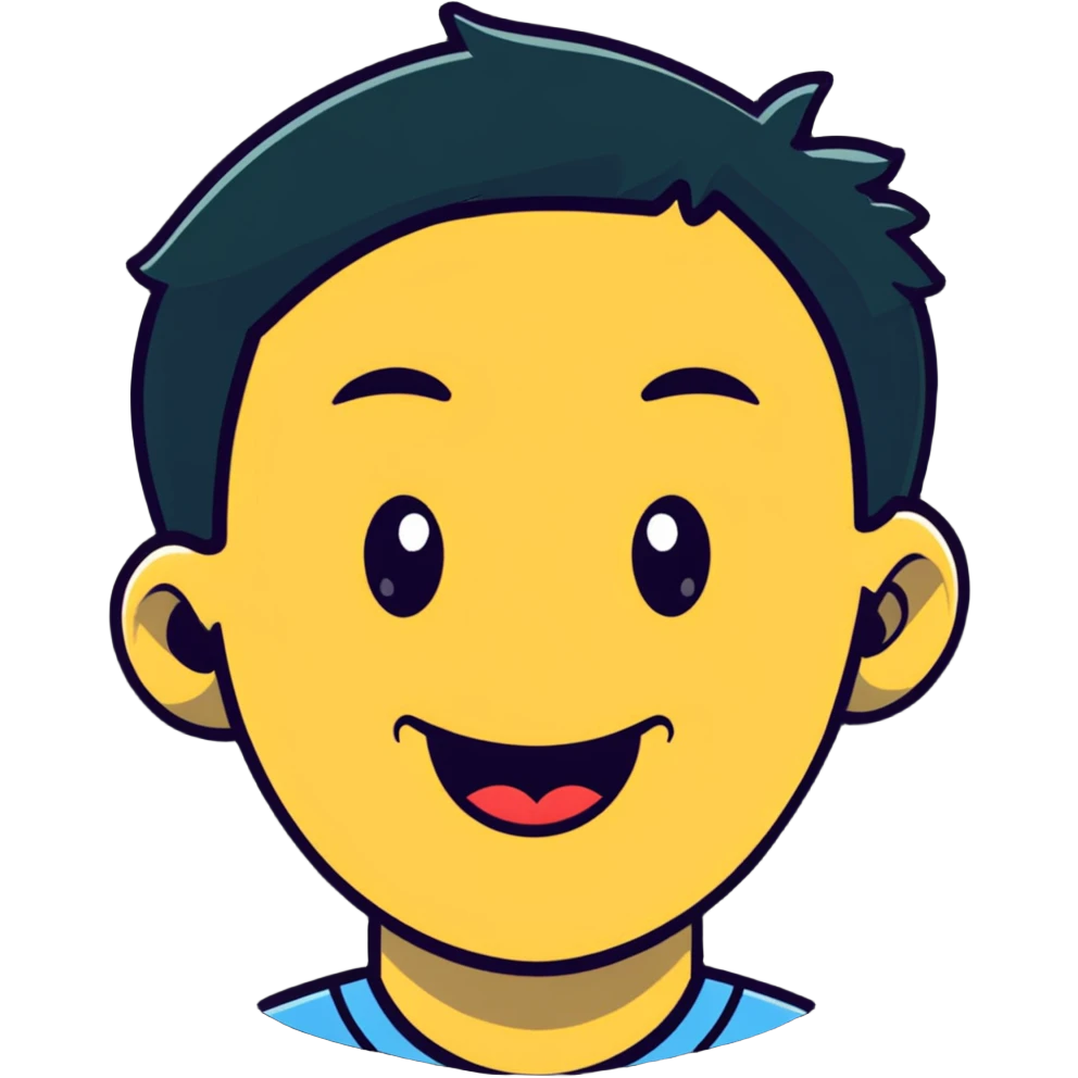 silly face making joke emoji