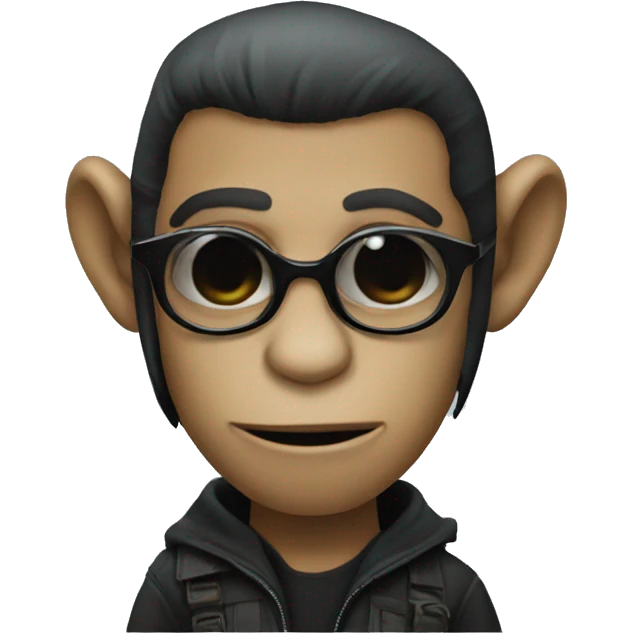 Monkey from the matrix emoji