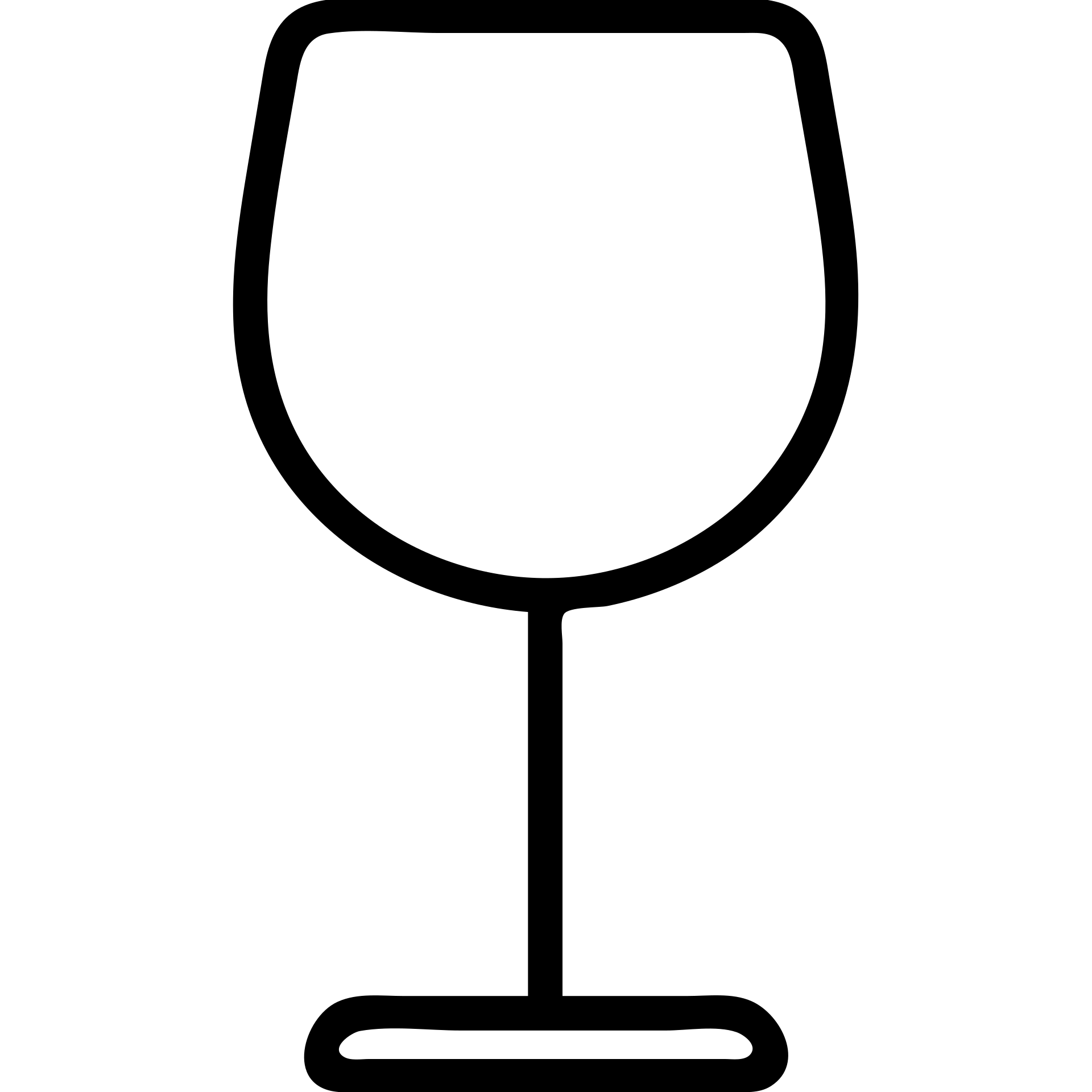 wine glass outlined icon emoji