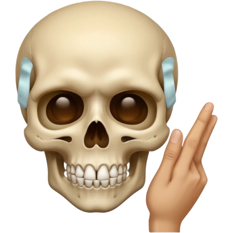 💀🤫 emoji