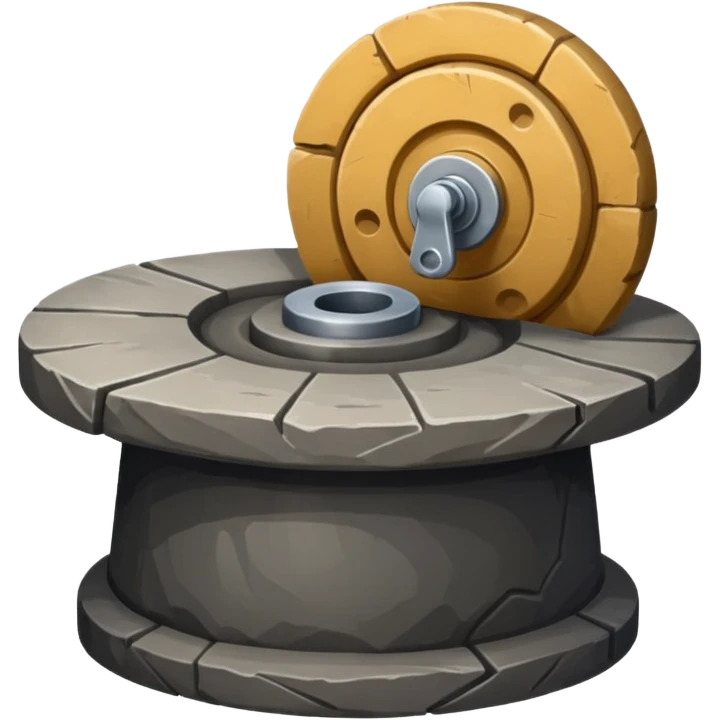 الرحى  حجر يستخدم في طاحونة لطحن الحبوب ويعمل يدوياً أو بقوة الدواب أو بقوة الرياح أو التيار المائي و أريده صغيرا هنالك أنواع كثيرة أريد الصغير emoji