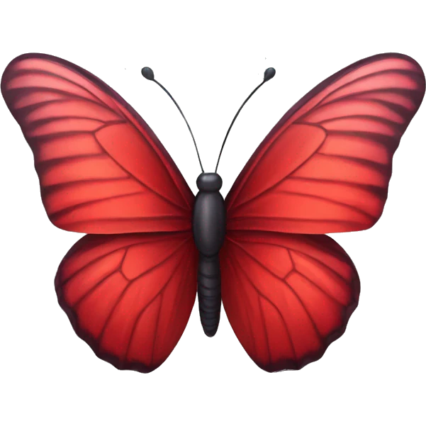 red butterfly emoji