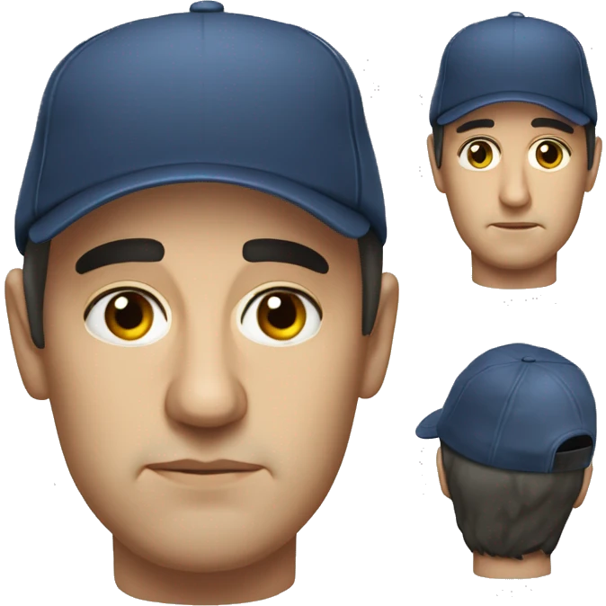 photorealistic yuriy andropov sad hat emoji