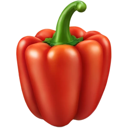 Red bell pepper emoji