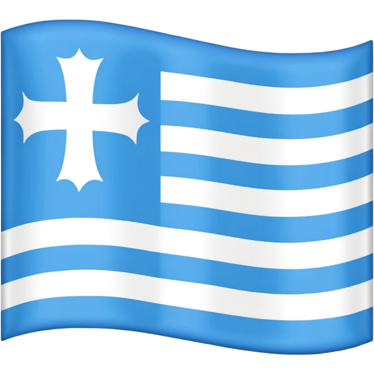 Hazme la bandera de la comunidad autónoma de galicia (España) emoji