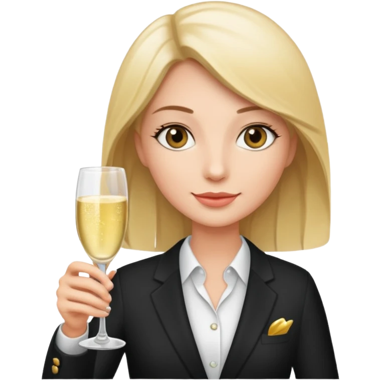 marketing agent with glass emoji