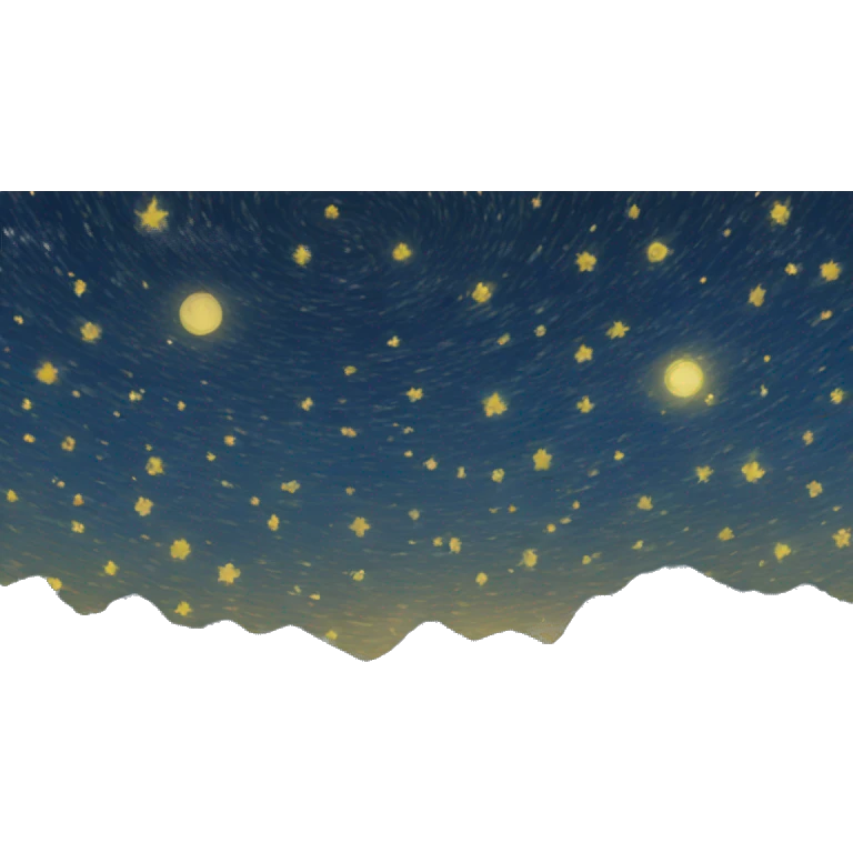 Starry night emoji