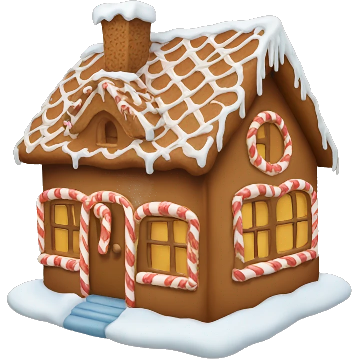 gingerbread house emoji