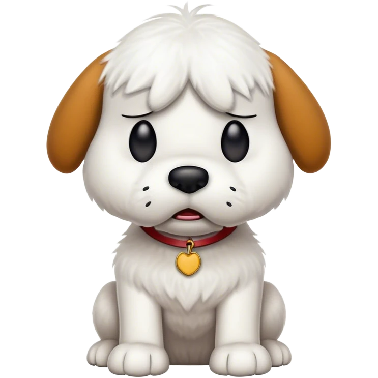 Snoopy angry emoji